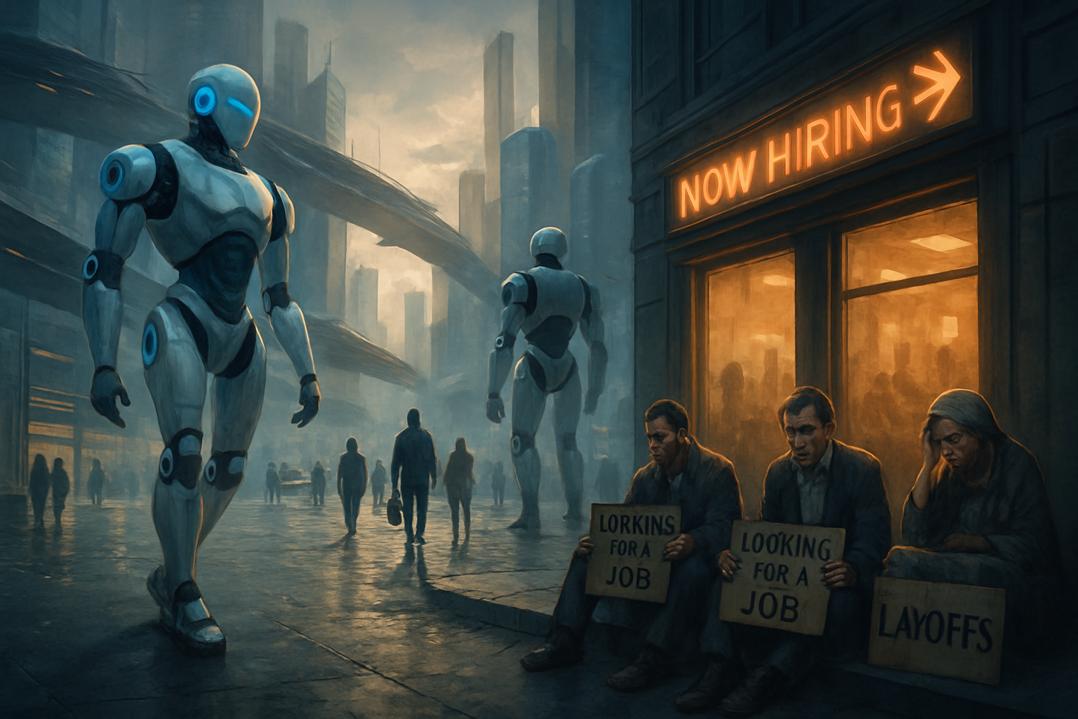 When AI Waves Crash: Surviving the Tsunami of Job Displacement