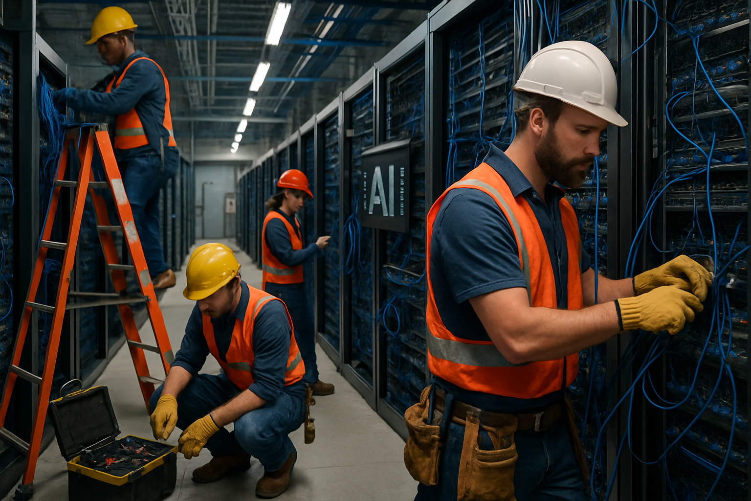 When AI Meets the Electrician: The Job Market’s Unlikely Heroes