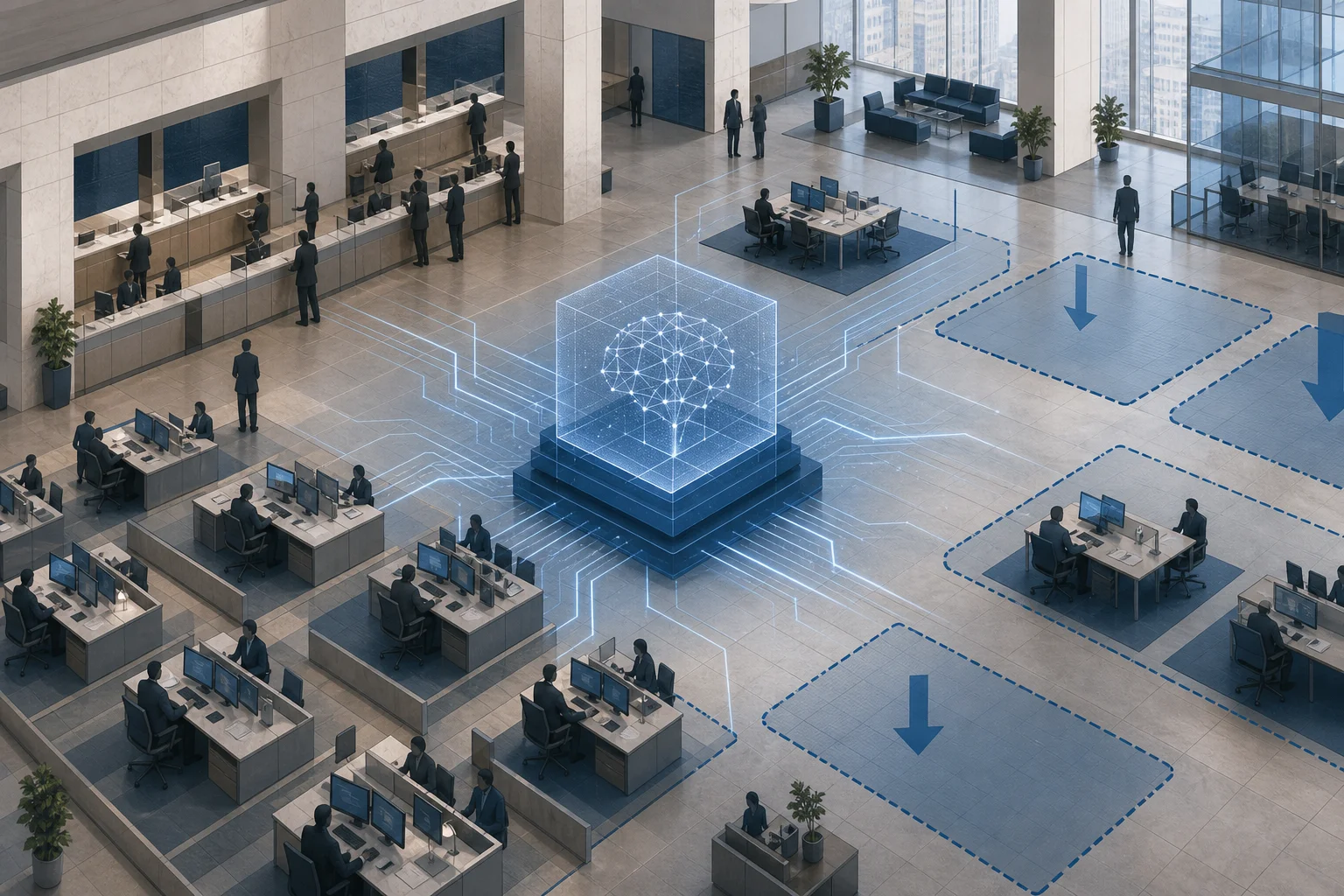 JPMorgan says AI cut jobs 30% to 40% in some “discrete areas”
