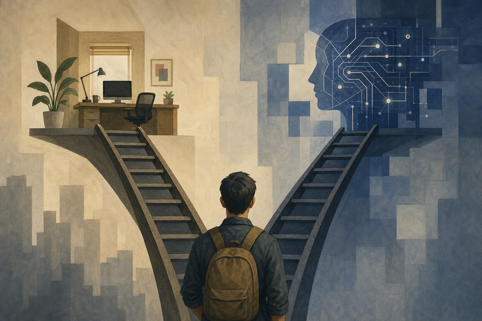 Remote work, not AI, is the stronger explanation for weaker junior hiring, a Warwick study says