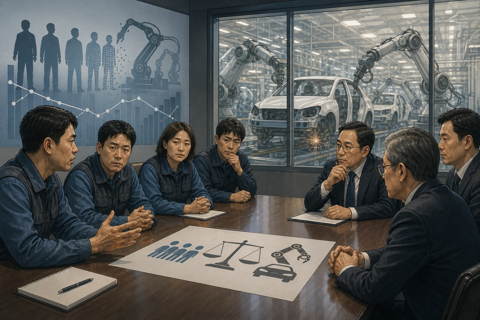 Hyundai union tentative deal keeps employment discussion in the bargaining agenda