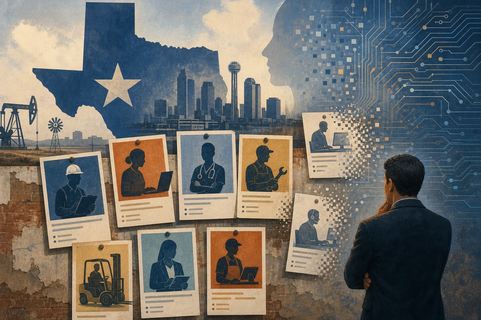 Dallas Fed sees early AI automation effects in Texas job postings